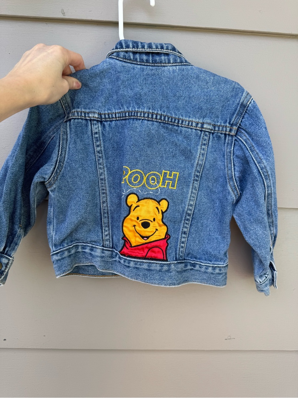 vintage 100 acre collection pooh jean jacket size 24m